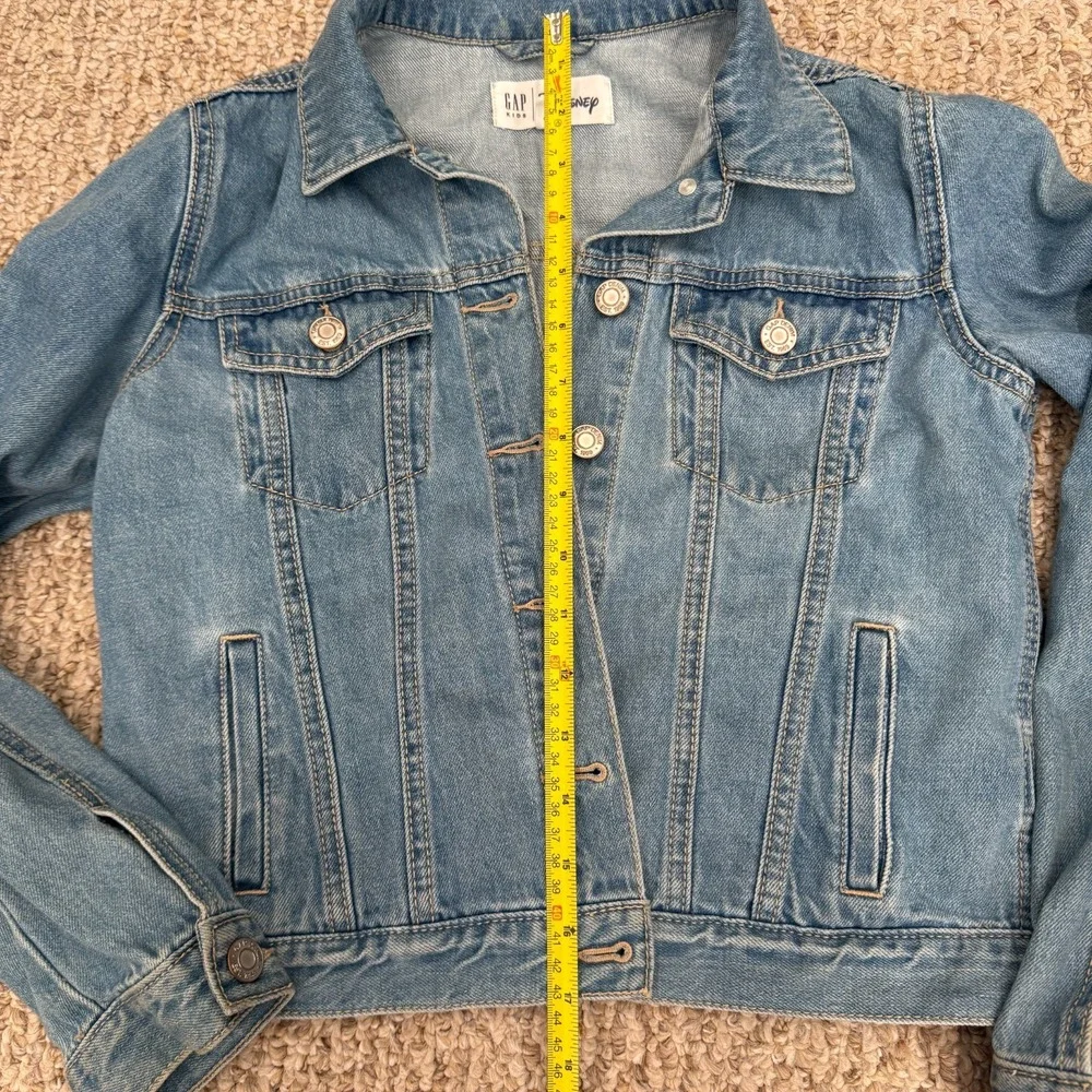 Gap Denim Jacket‎ Girls XL Minnie Mouse 100% Cotton 12-14yo